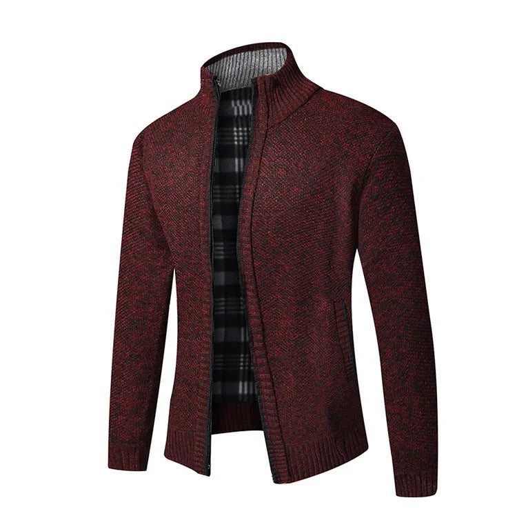 Jean - Pull Tricoté à Col Montant