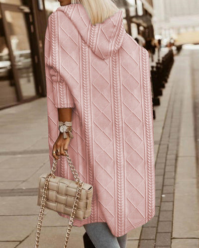 Maëlle | Long Hoodie Cardigan