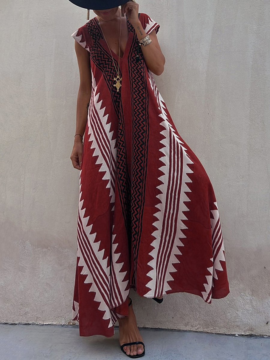 Élora | Robe fluide col en V