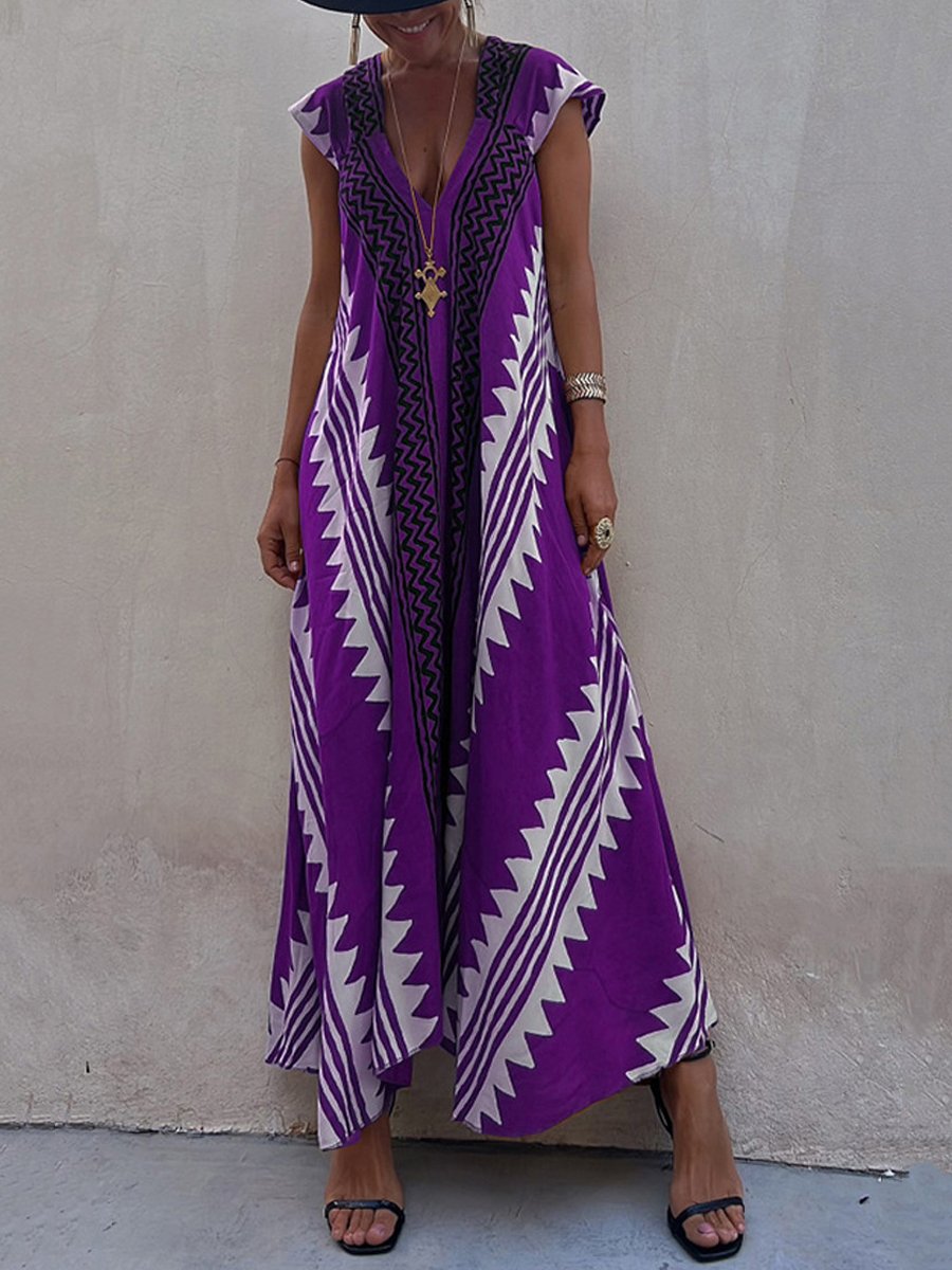 Élora | Robe fluide col en V