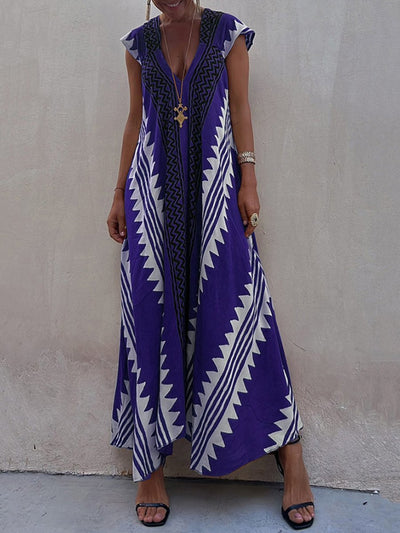 Élora | Robe fluide col en V