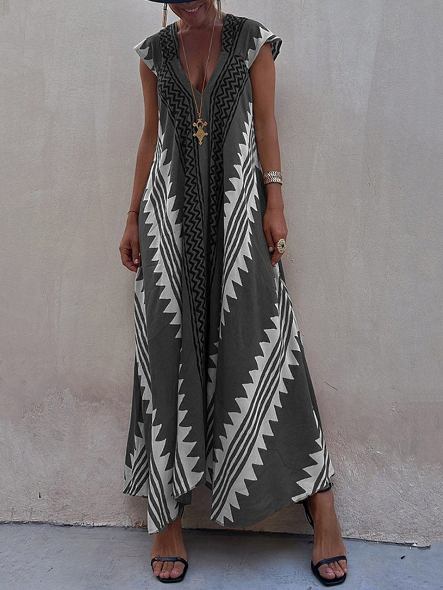 Élora | Robe fluide col en V