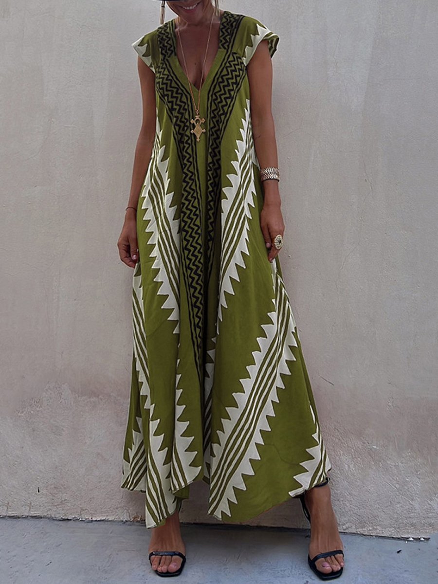 Élora | Robe fluide col en V